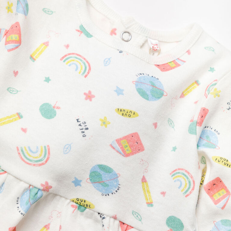 Lily & Jack Jogger Set: Coral Dream Big 12-18M