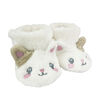 My Baby Boutique - Baby Booties, Ivory Kitty, 0-6M
