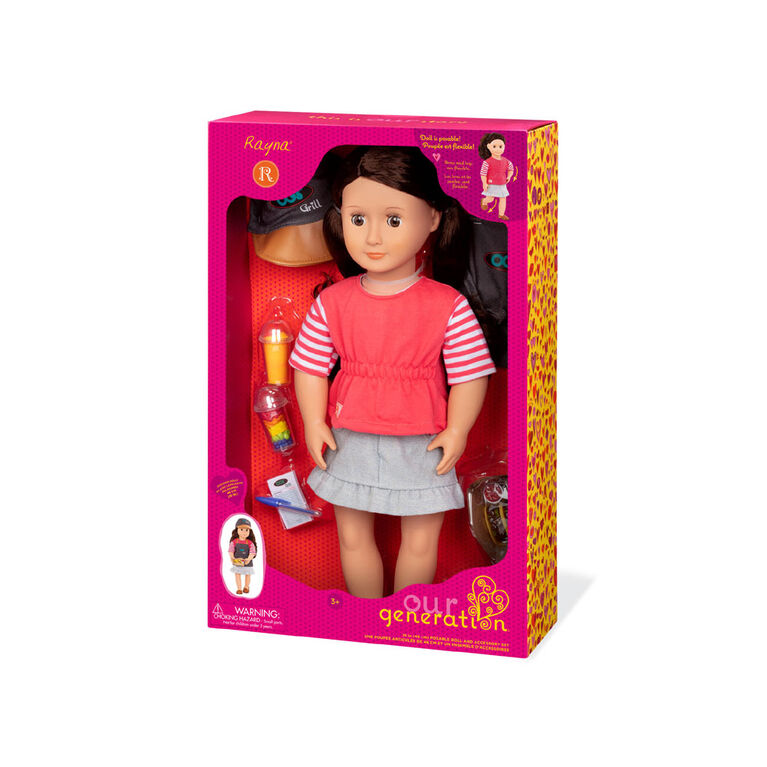 Our Generation, Rayna, 18inch Posable Food Truck Doll Toys R Us Canada