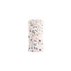 Couverture en mousseline de coton rouge Rovr biologique - Mauve Meadow