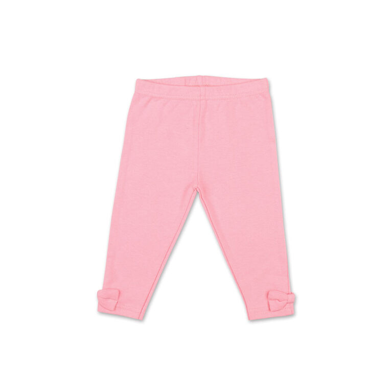 Koala Baby Pink Legging w/ Bow Detail - 3-6 Months