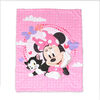 Disney Minnie Mouse 3 Piece Toddler Bedding Set with Reversible Comforter, Fitted Sheet and Pillowcase by Nemcor