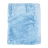 Amor Bebe Faux Fur Plush Blanket: Blue