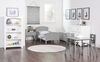 Forever Eclectic Cirque Kids Table and Chairs Set, Cool Gray