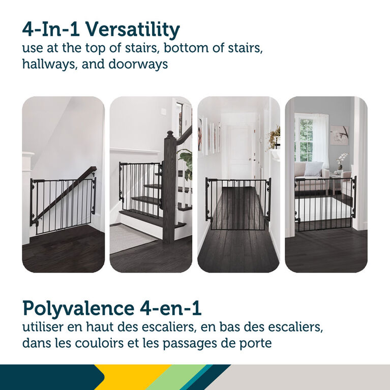 Safety 1st Ready To Install Everywhere Gate - Black