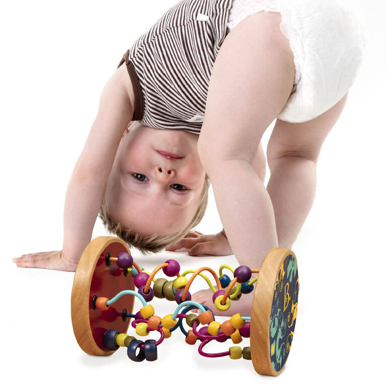 Labyrinthe &agrave; perles en bois, A-Maze - Loopty Loo, B. toys