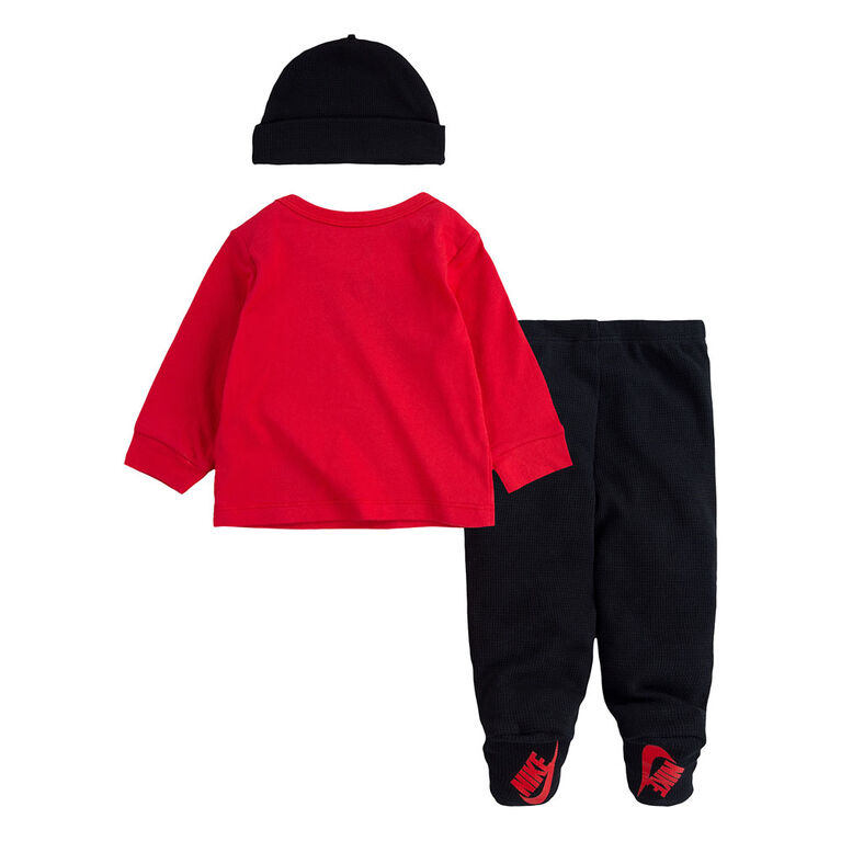 Ensemble de Pantalons Nike - Noir/Rouge, Taille 6 Mois