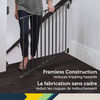 Safety 1st Barrière en métal extensible Haut des escaliers - Noir