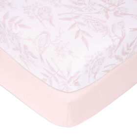 Drap De Coton Tissé - Fleurs S'Épanouissent 2Pk