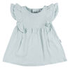 Gerber Childrenswear - 2-Piece Dress + Diaper Set Aqua Blue - 24M