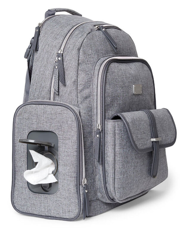 Carters Heather Grey Stowaway Diaper Bpk
