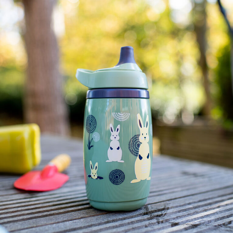 Tommee Tippee Superstar Insulated Sportee Toddler Water Bottle, INTELLIVALVE 100% Leak-Proof and Shake-Proof