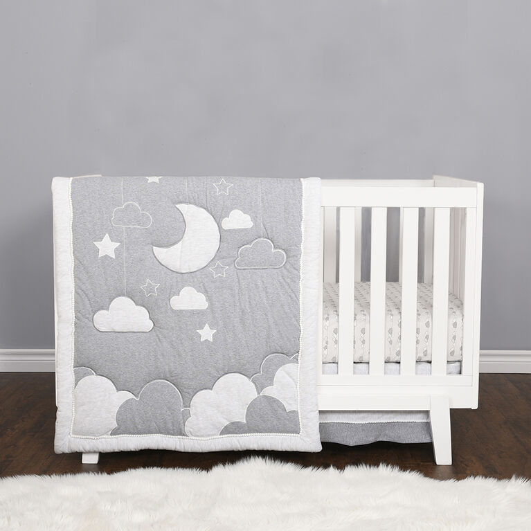 Baby's First by Nemcor, Counting Stars, 4Piece Crib Bedding Set