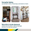 Safety 1st Easy Install Walk-Through Metal Gate- Black