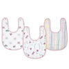 Aden Essentials - Floral  Fauna Snap Bibs 3-Pack