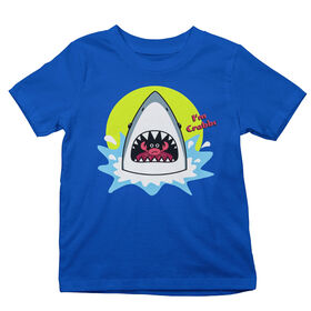 I'm Crabby Short Sleeve Tee - Royal - 2T