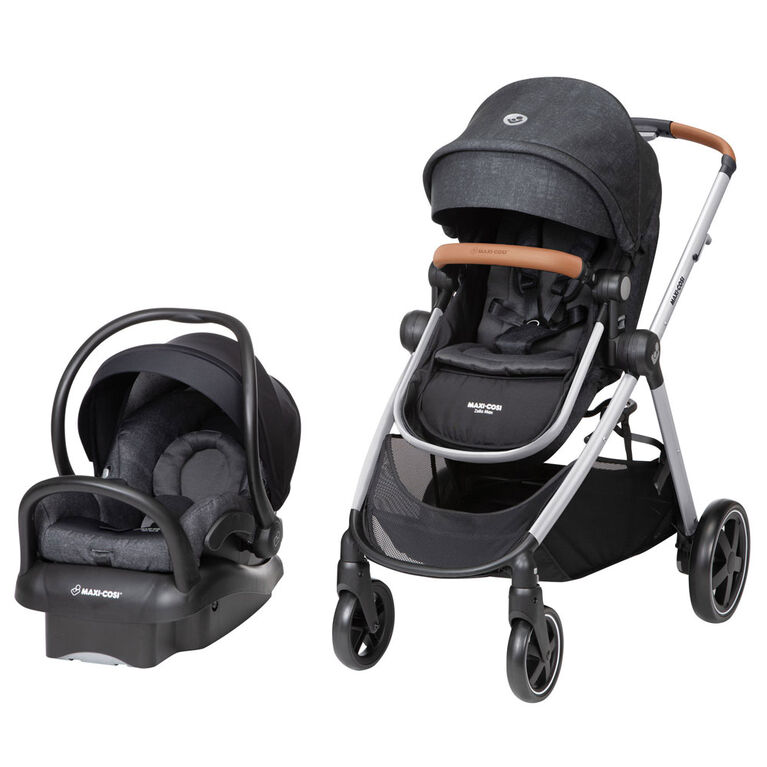 Maxi Cosi Zelia Max 5in1 Modular Travel System Nomad Black Babies