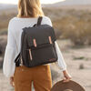 Petunia Pickle Bottom - Meta Backpack - Black Matte Canvas