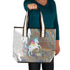 Transparent  Holographic Tote -Good Vibes Unicorn - English Edition