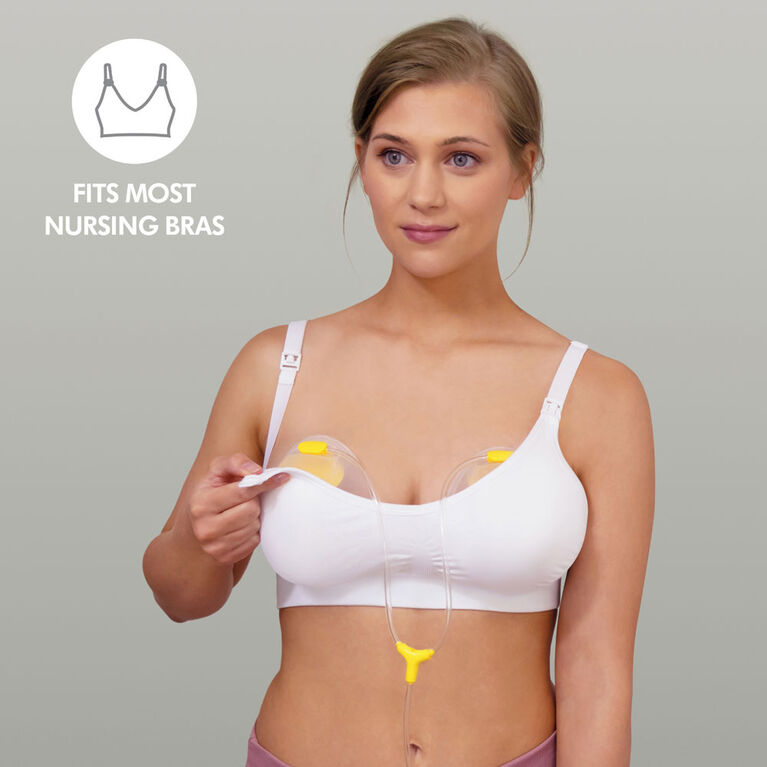 Ensemble de luxe Swing Maxi Exprimer à votre façon de Medela | Collecteurs portables dans le soutien-gorge, faciles à nettoyer | Téterelles PersonalFit Flex