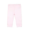 Naturelle 2 Piece Cuffed Pant Set: Pink 6M
