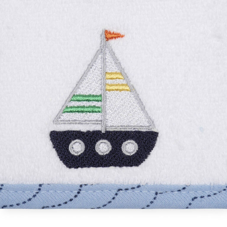Koala Baby 6-Pack Washcloths, Blue Maritime