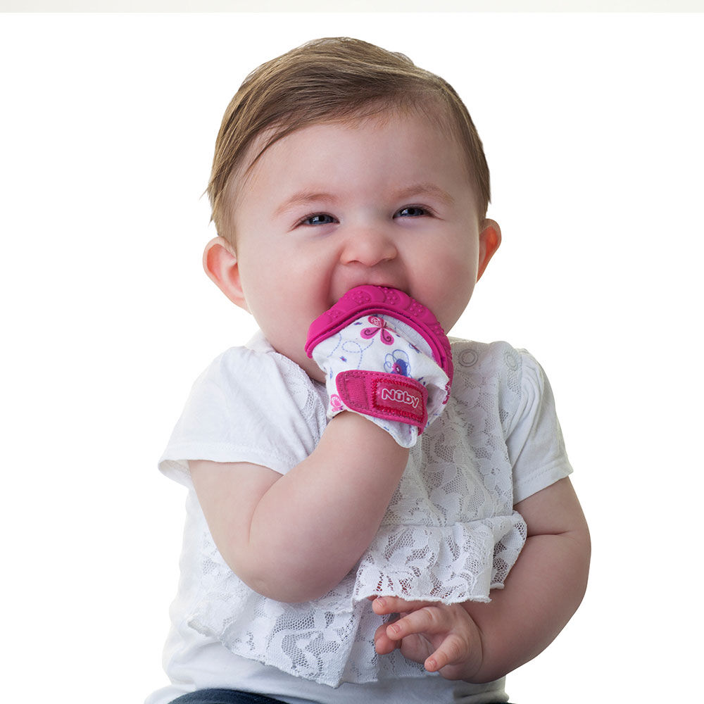 nuby teething mitten