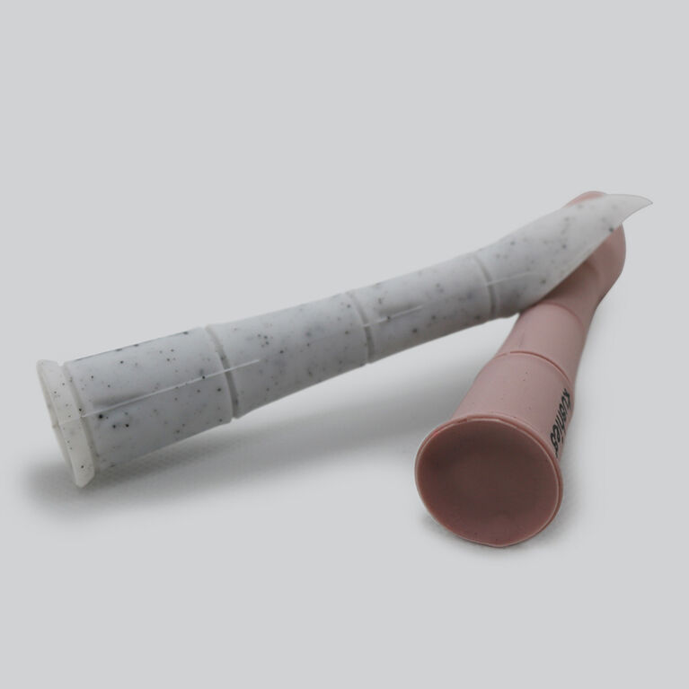 Silipop Cuillères en silicone rose/gris rêveur