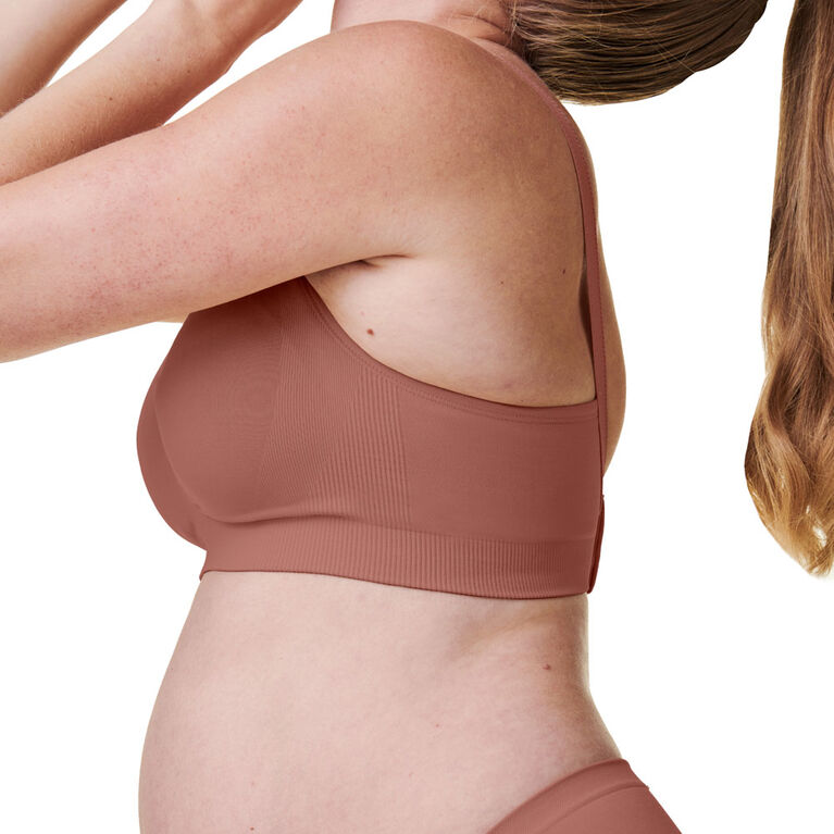 Bravado Designs Soutien-gorge de maternit&eacute; et d&rsquo;allaitement Body Silk Seamless, Roseclay, X-Large