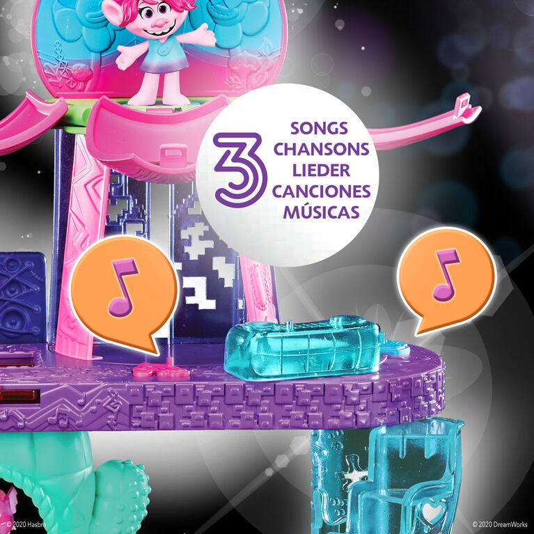 DreamWorks Trolls World Tour Blooming Pod Stage Musical Toy, Plays 3 Different Songs