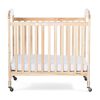 Foundations Next Gen Serenity Fixed-Side Compact Clearview Crib, Natural