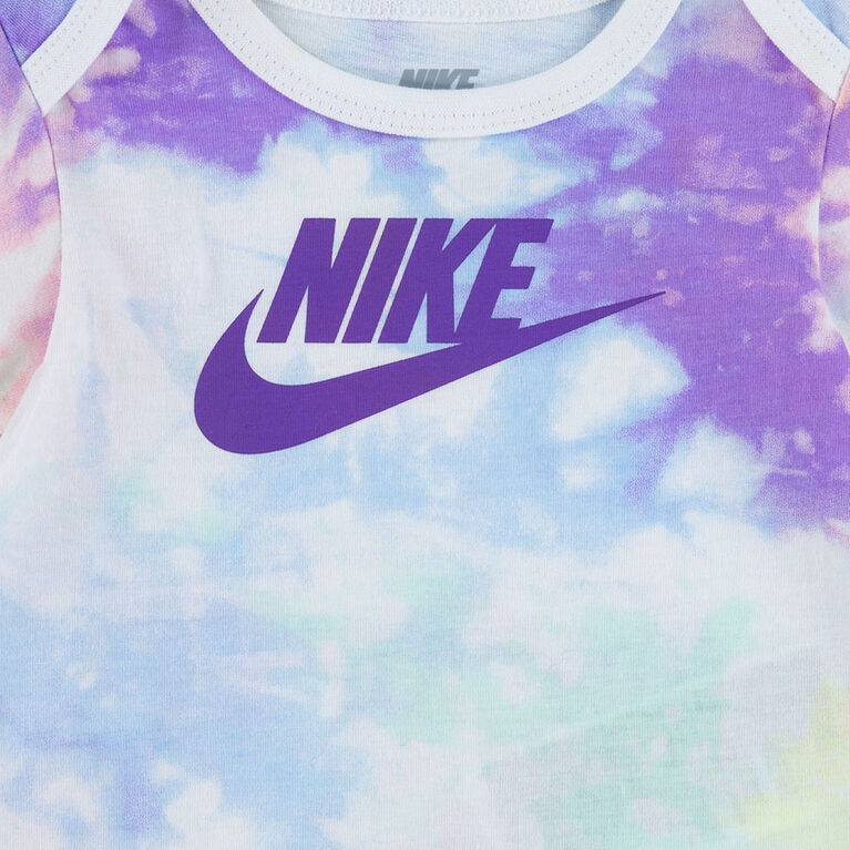 Nike Tie Dye Bodysuit and Pants Set - Pink - Size 9 Months
