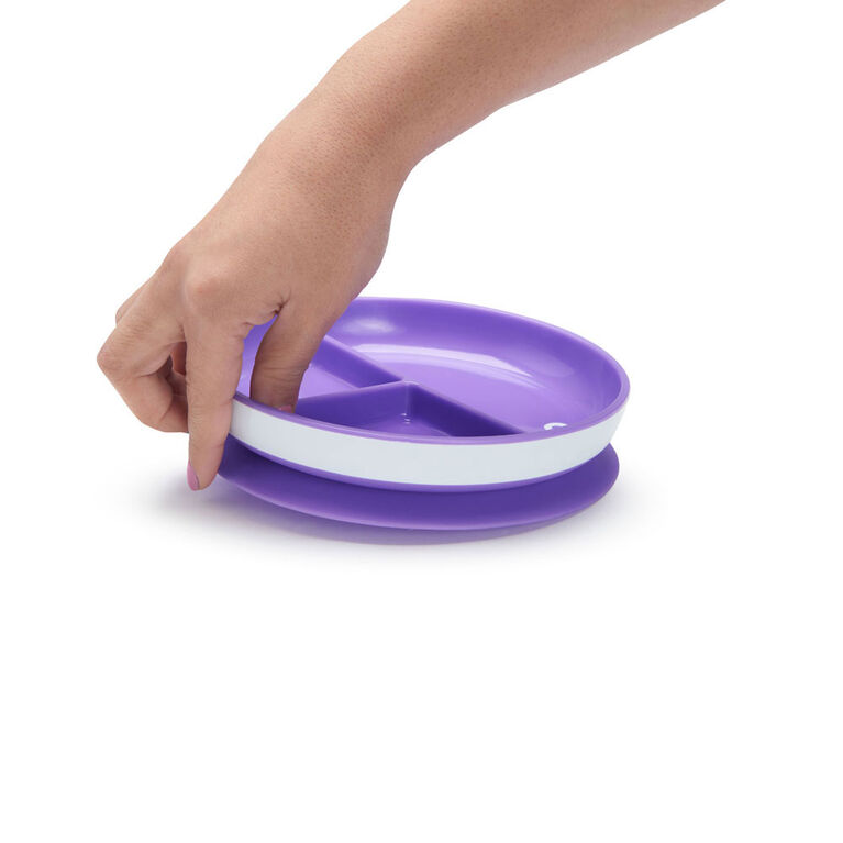 Stay Put Suction Plate - Purple