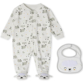 Koala Baby Sleep And Play With Bib,Vanilla 3-6M