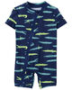 Carter's Alligator 1-Piece Rashguard Swimsuit 12M
