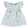 Gerber Childrenswear - 2-Piece Dress + Diaper Set Aqua Blue - 6-9M
