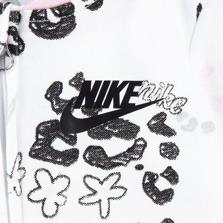 Combinaison avec pieds Nike- Blanc
