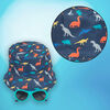 Dinosaur 2 Piece Set - Sunglass & Bucket Hat