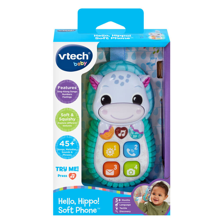VTech Baby Hello, Hippo! Soft Phone - English Edition