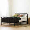 Hankel Full Metal Platform Bed Black