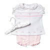 Rock a Bye Baby 2 Piece Short Set: Pink Floral 