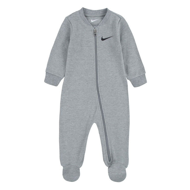 Nike Footed Coverall - Dark Grey Heather - 3 Months