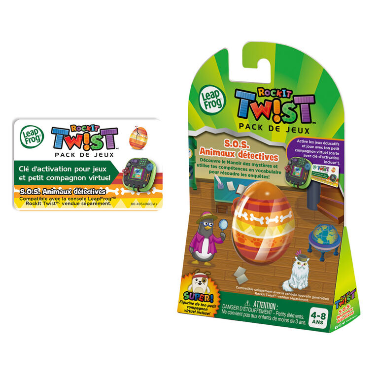 LeapFrog RockIt Twist - Jeu SOS Animaux d&eacute;tectives - &Eacute;dition fran&ccedil;aise