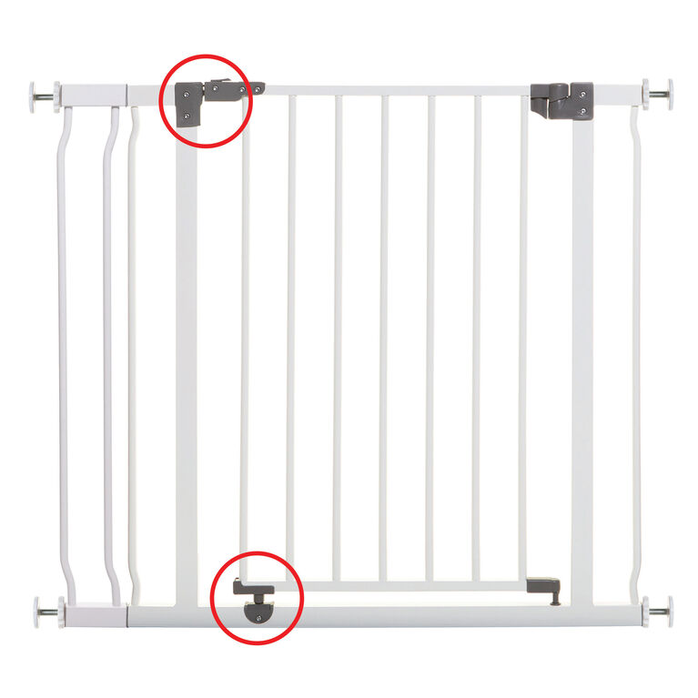 Dreambaby Liberty Security Gate with Smart Stay-Open Feature - White