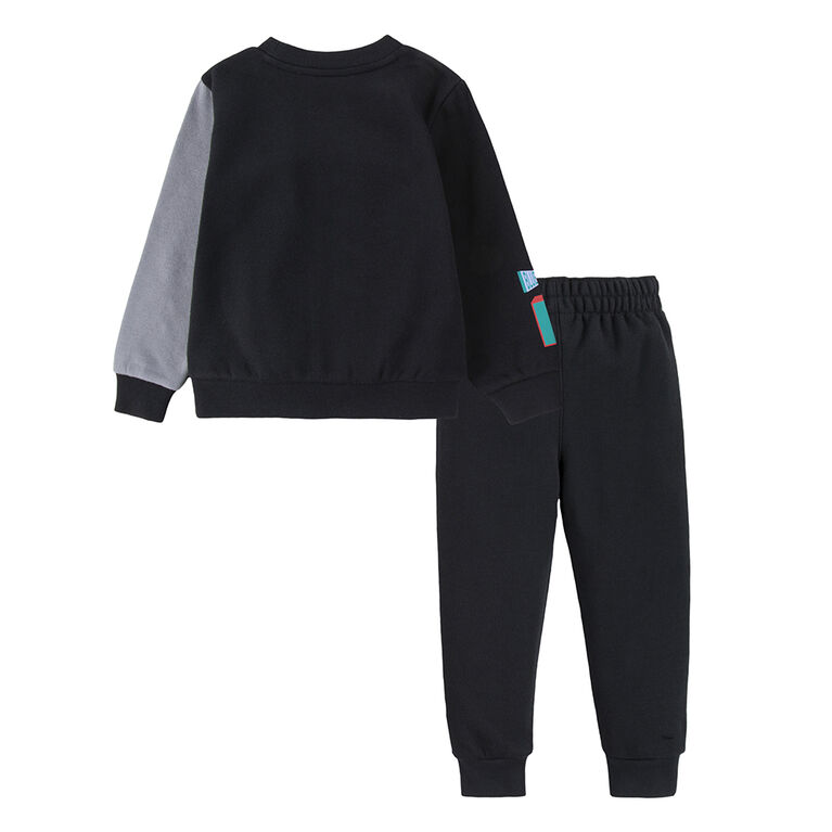 Nike Futura Colorblocked Crew Set - Black - Size 12 Months