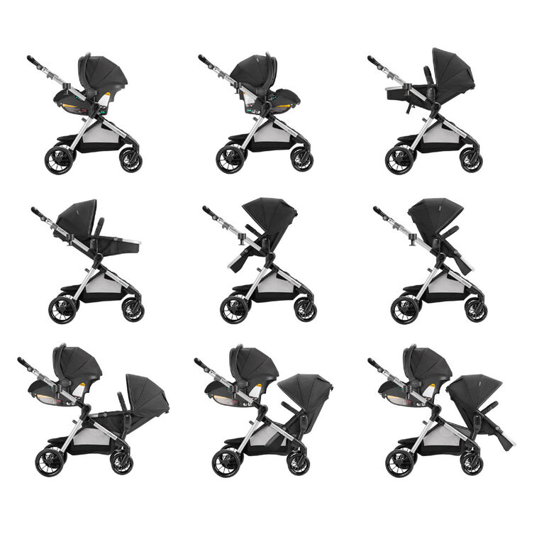 Evenflo Pivot Xpand Modular Travel System With Safemax Infant Car Seat Stallion Babies R Us Canada - Evenflo Infant Car Seat Travel System