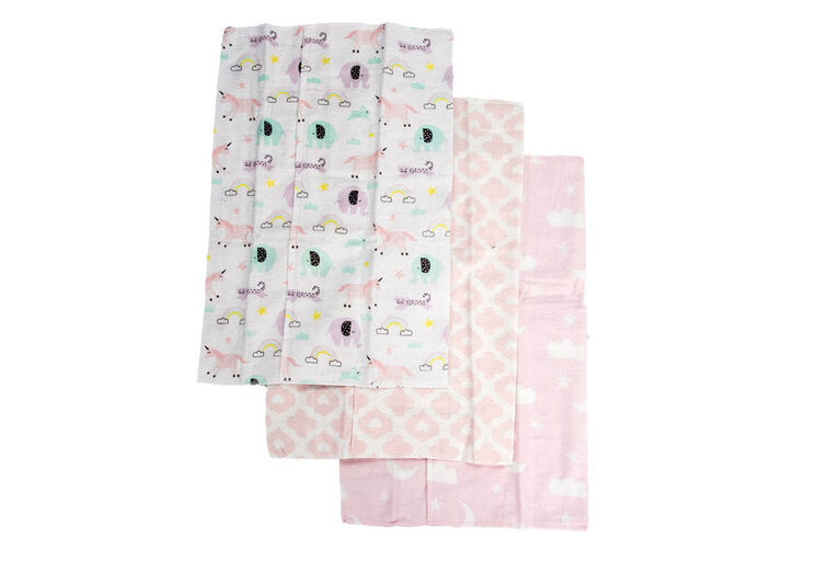 Koala Baby 3 Pack Flannel Burpcloths Babies R Us Canada