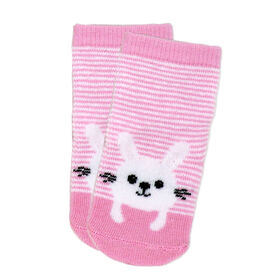 Small Wonder - Toddler  Sock, Pink Bunny 2T-4T