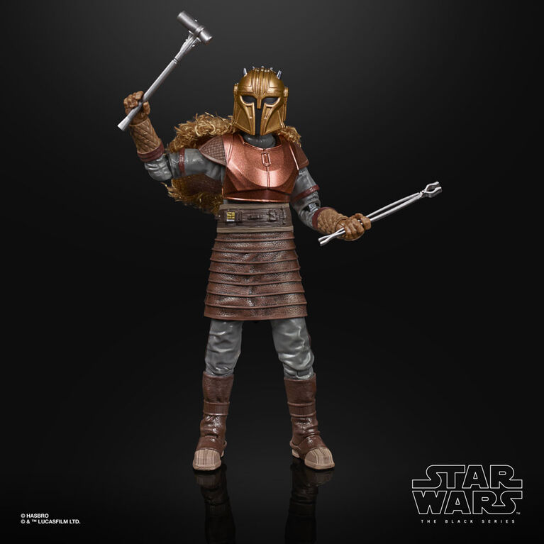 Star Wars The Black Series, figurine articulée de collection The Armorer de 15 cm, The Mandalorian - Édition anglaise - Notre exclusivité