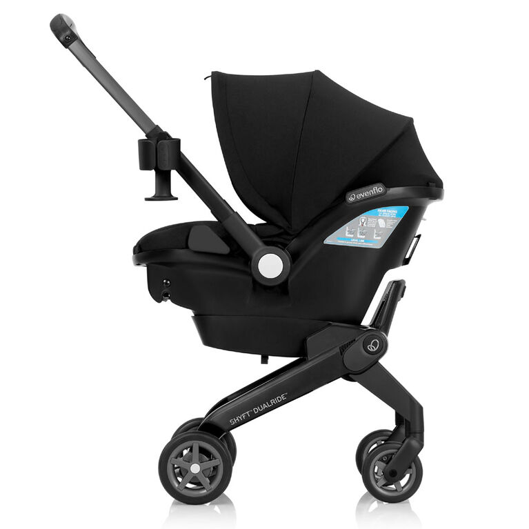 combo siège d'auto et poussette Shyft DualRide d'Evenflo